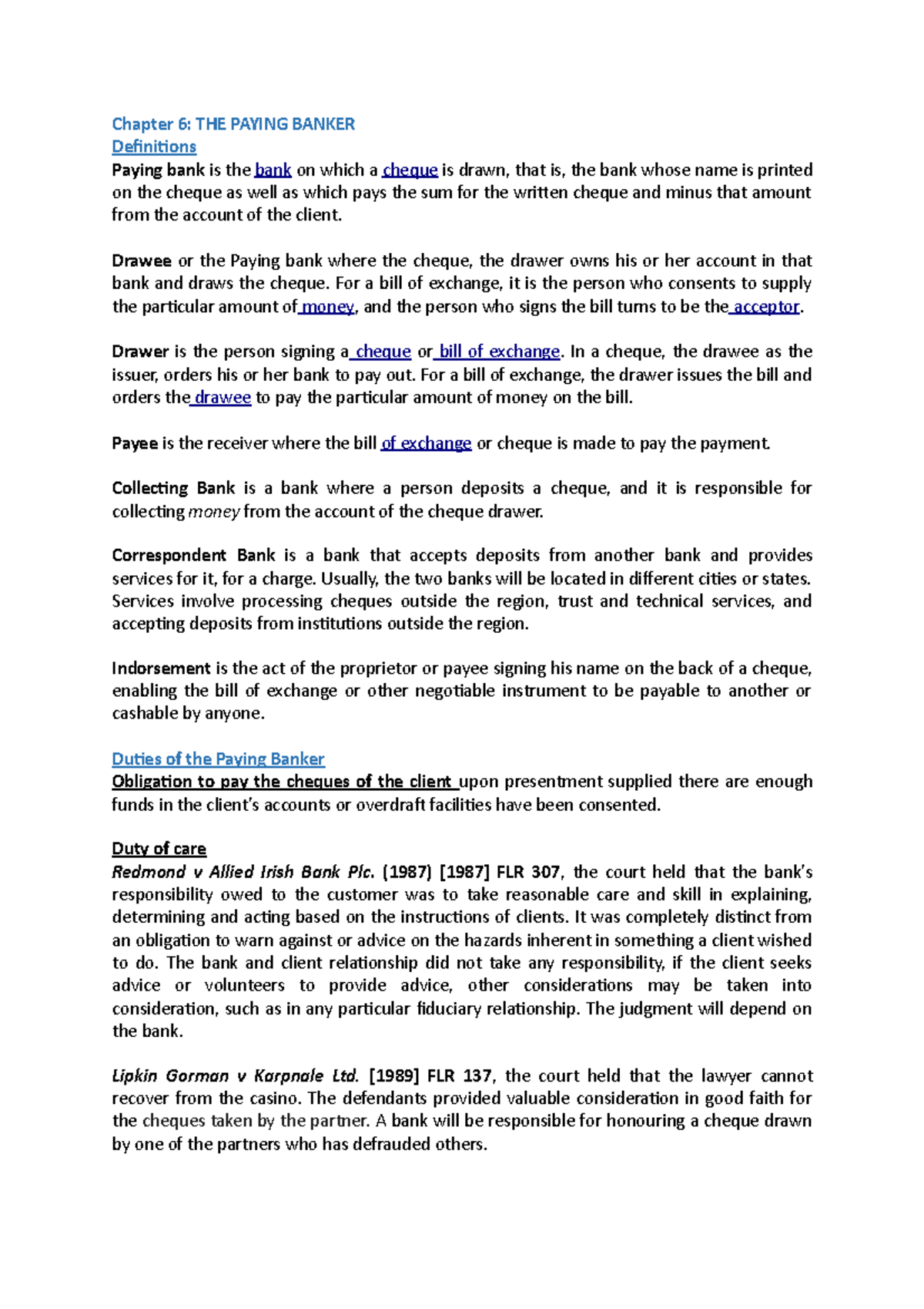chapter-6-paying-banker-chapter-6-the-paying-banker-definitions