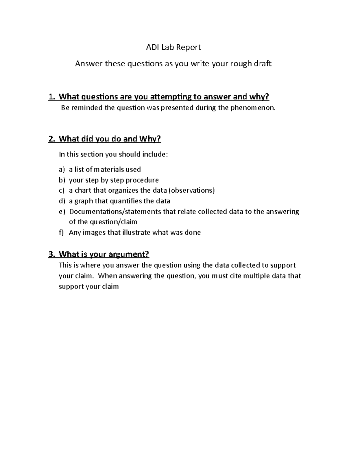 ADI Lab Report (1) this is an adi example on how to write an perfect