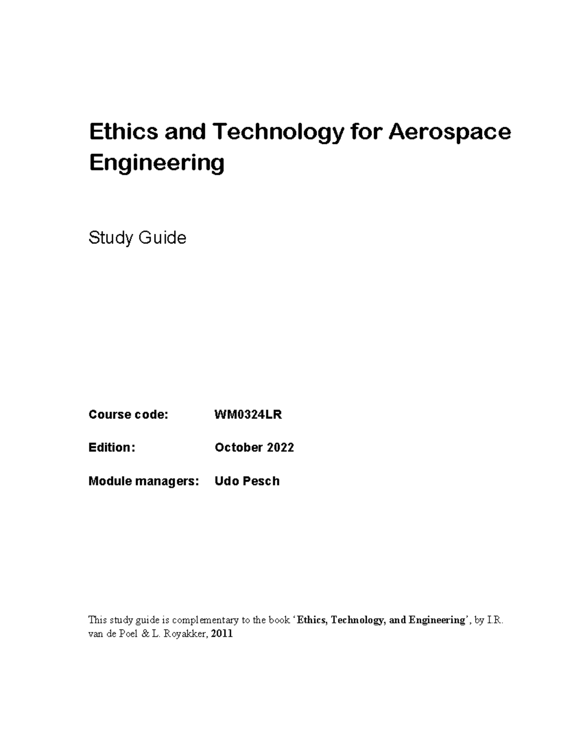 aerospace engineering ethics case study