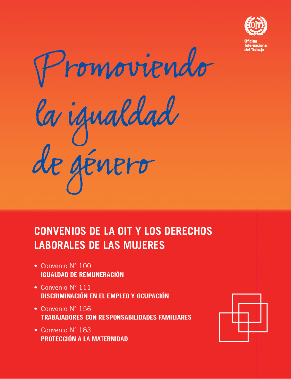 igualdad de genero - C M Y CM MY CY CMY K • Convenio N° 100 IGUALDAD DE ...