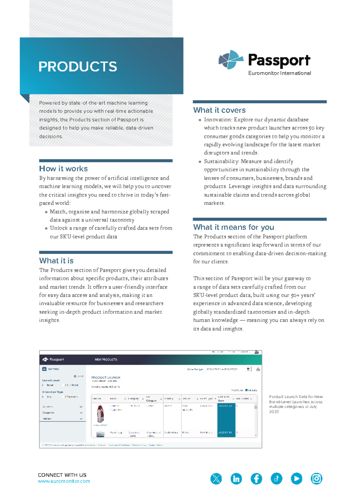 Flyer Passport Products 23 - Euromonitor International CONNECT WITH US ...