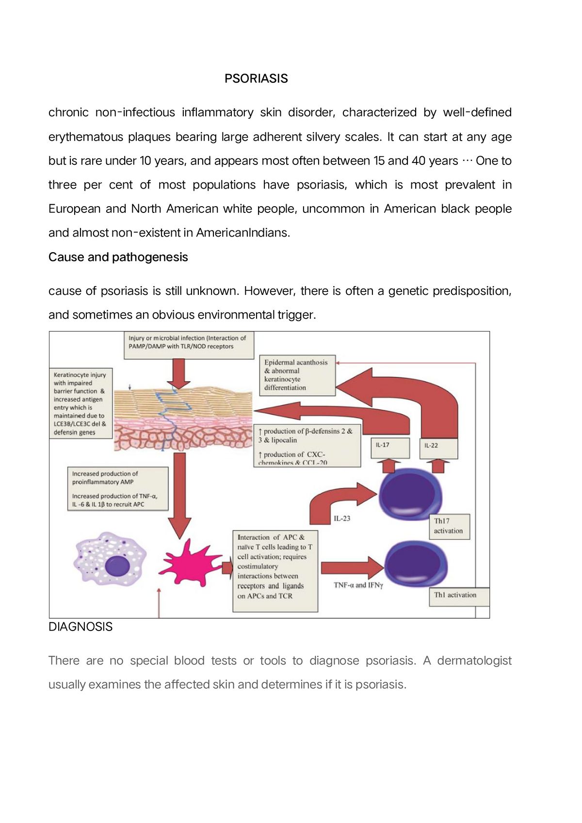 Psoriasis - PSORIASIS chronic non-infectious inflammatory skin disorder ...
