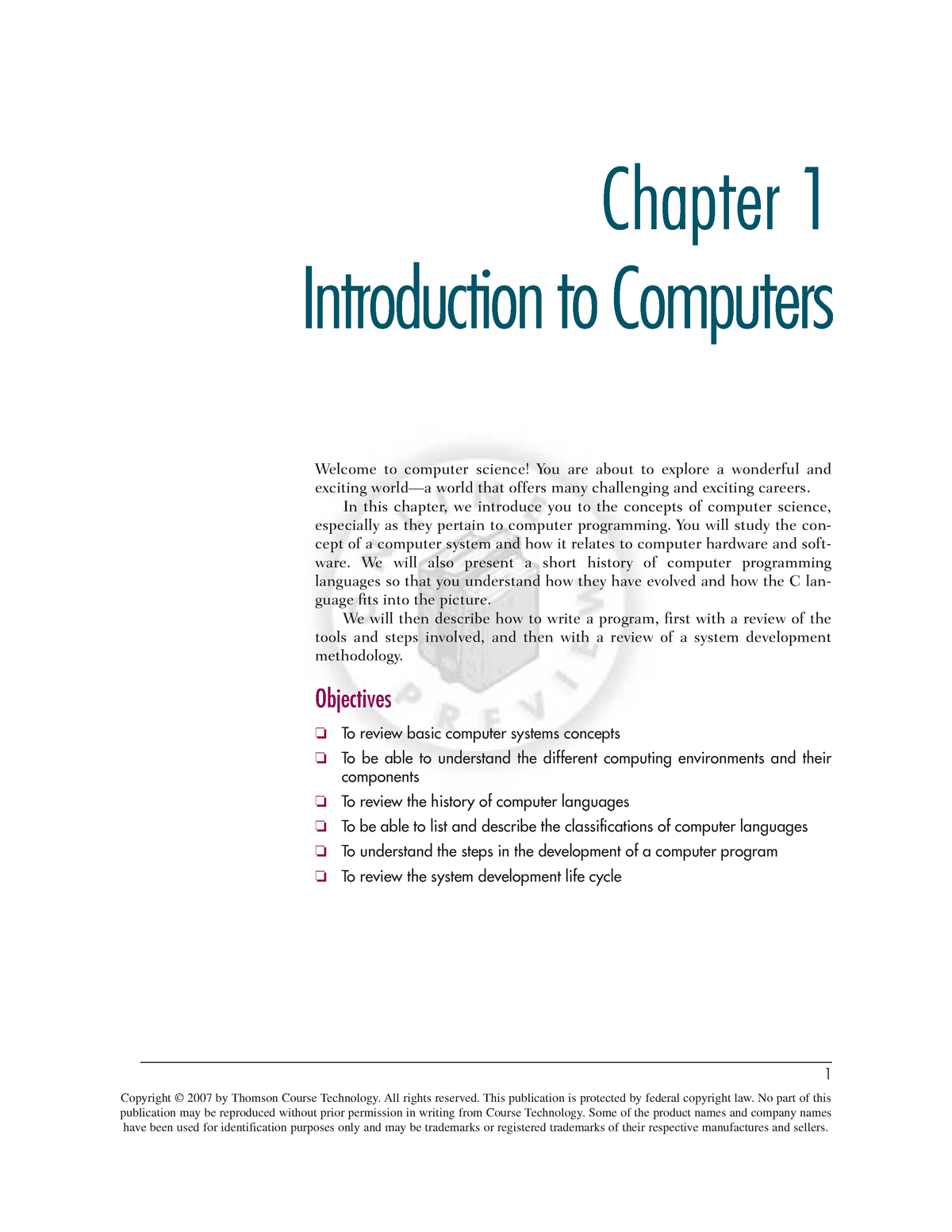 Introduction TO Computers -text Book For Reference - 1 Chapter 1 ...