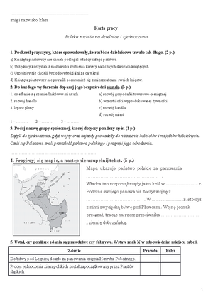 Ziemie Po Kongresie Wiedeńskim Sprawdzian Nowa Era www.studocu.com