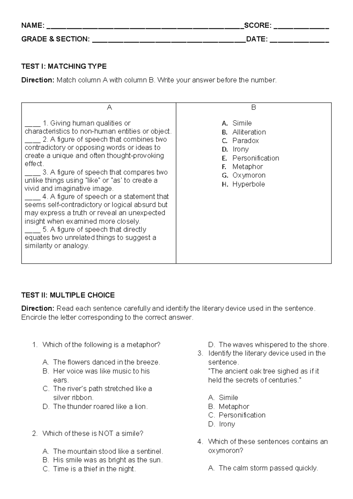 TEST Output EDUC 105 Final - NAME ...