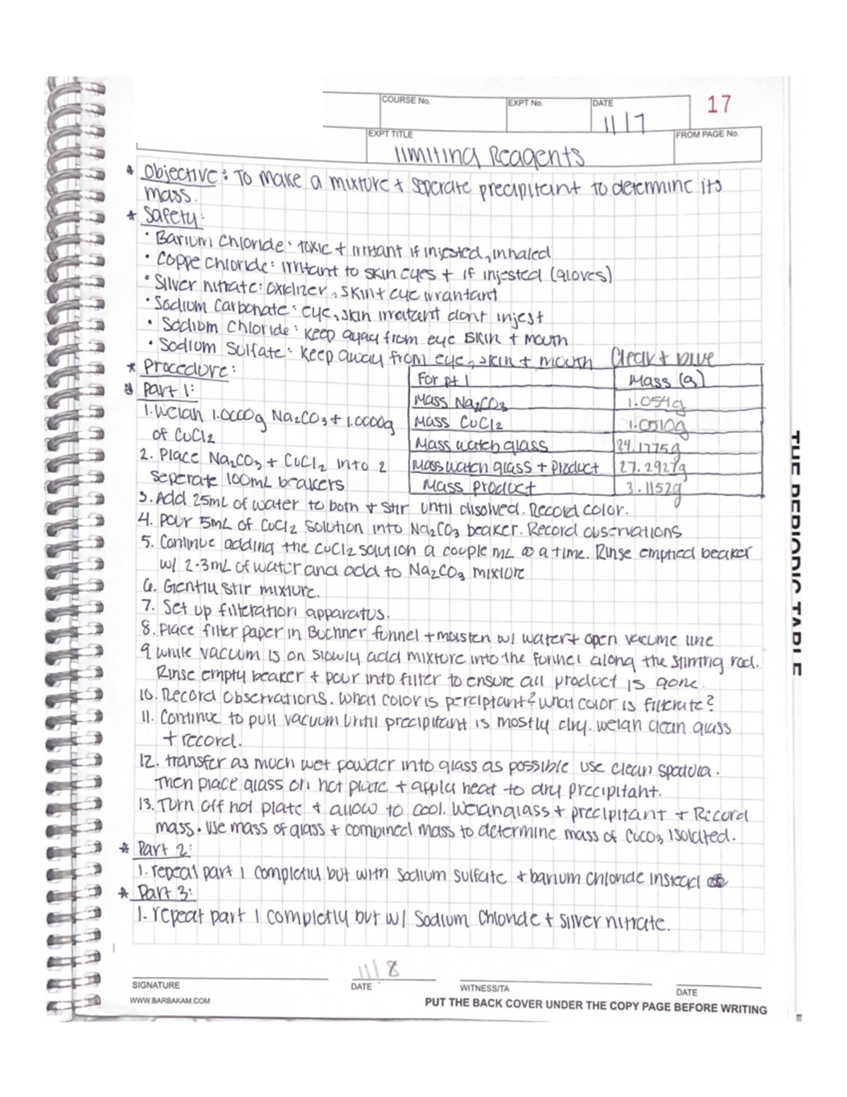Limiting reagents and oxidation reduction Lab CHEM 130 Studocu