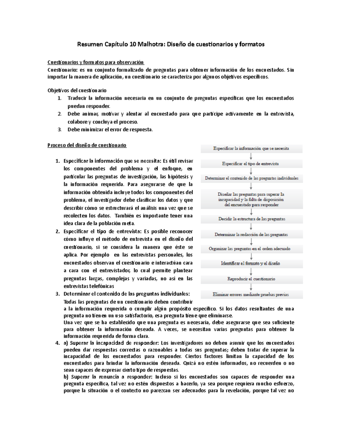 Resumen Capitulo 10 Malhotra Investigacion De Mercados Ica Pucv Studocu