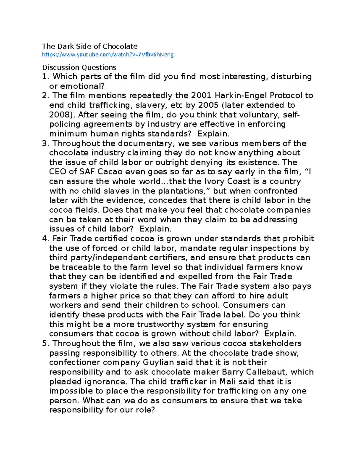 The Dark Side of Chocolate The Dark Side of Chocolate youtube/watch?v