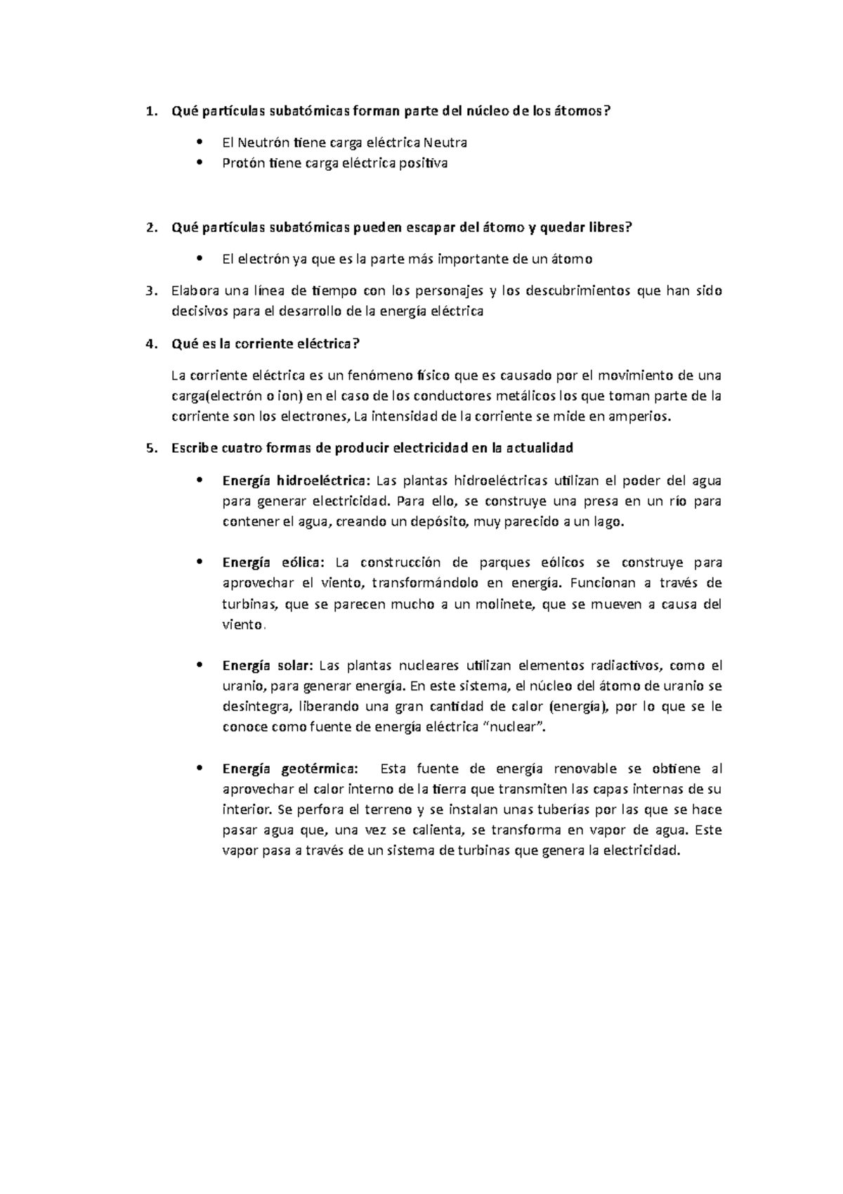 Que Particulas Subatomicas Pueden Escapar Del Atomo Y Quedar Libres Qué partículas subatómicas forman parte del núcleo de los átomos - 1. Qué  partículas subatómicas - StuDocu