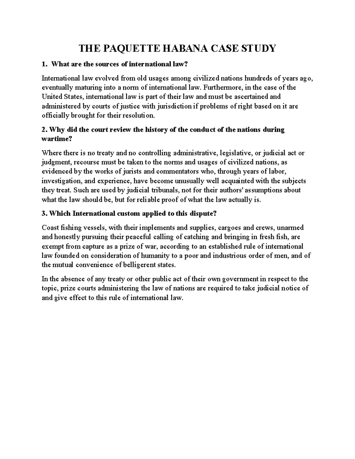 Paquettehabanacasestudy 31191023461 Nguyen Minh Hoang Lam THE