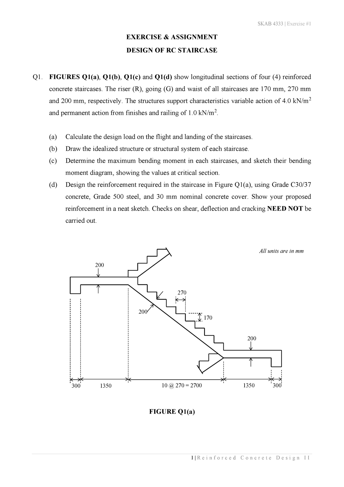 How to Design a Longitudinally Spanning R.C.C Staircase? - The