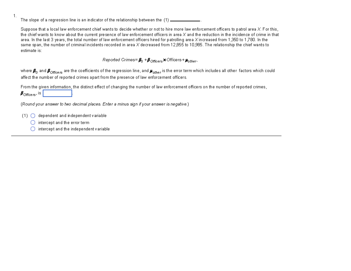 TT - MT - short essay - 1. (1) dependent and independent variable ...