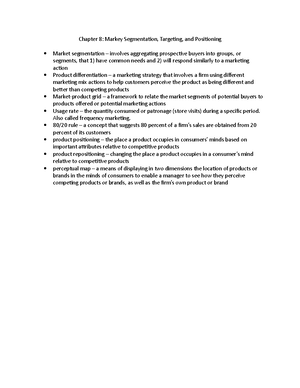 MKTG Chapter 9 Notes - Chapter 9: Developing New Products and Services ...