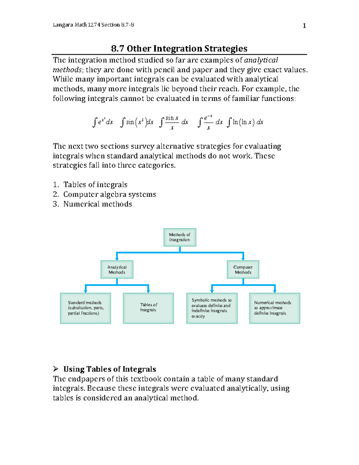 Math1274 Sec8 - this is a lecture note and that is all. - 8 Other ...