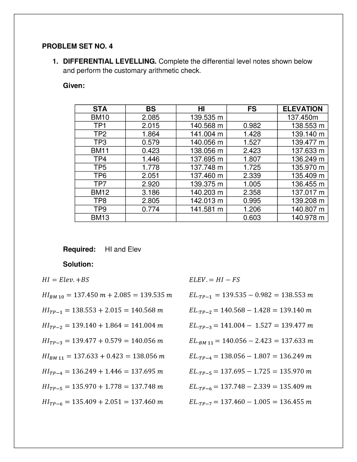 problem-set-4-srb-problem-set-no-4-differential-levelling