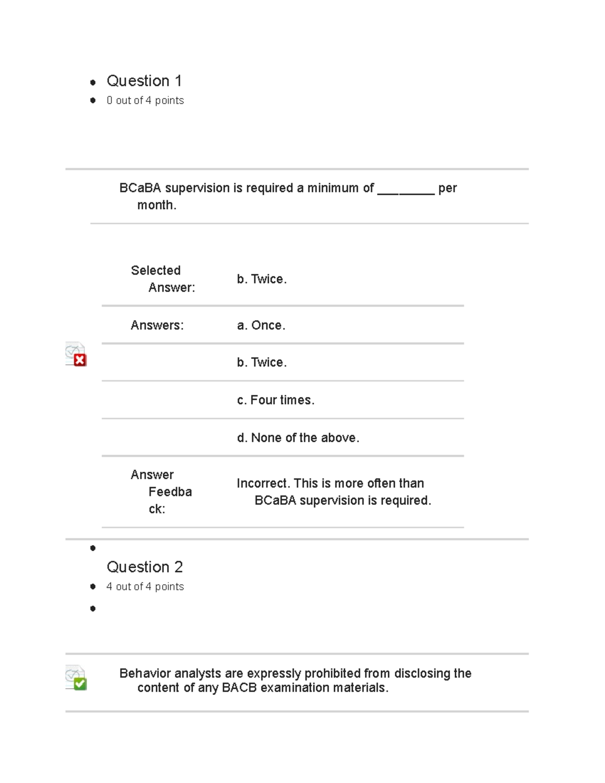 7710 Ethics Quiz 8 practice material, quiz review Deprecated API