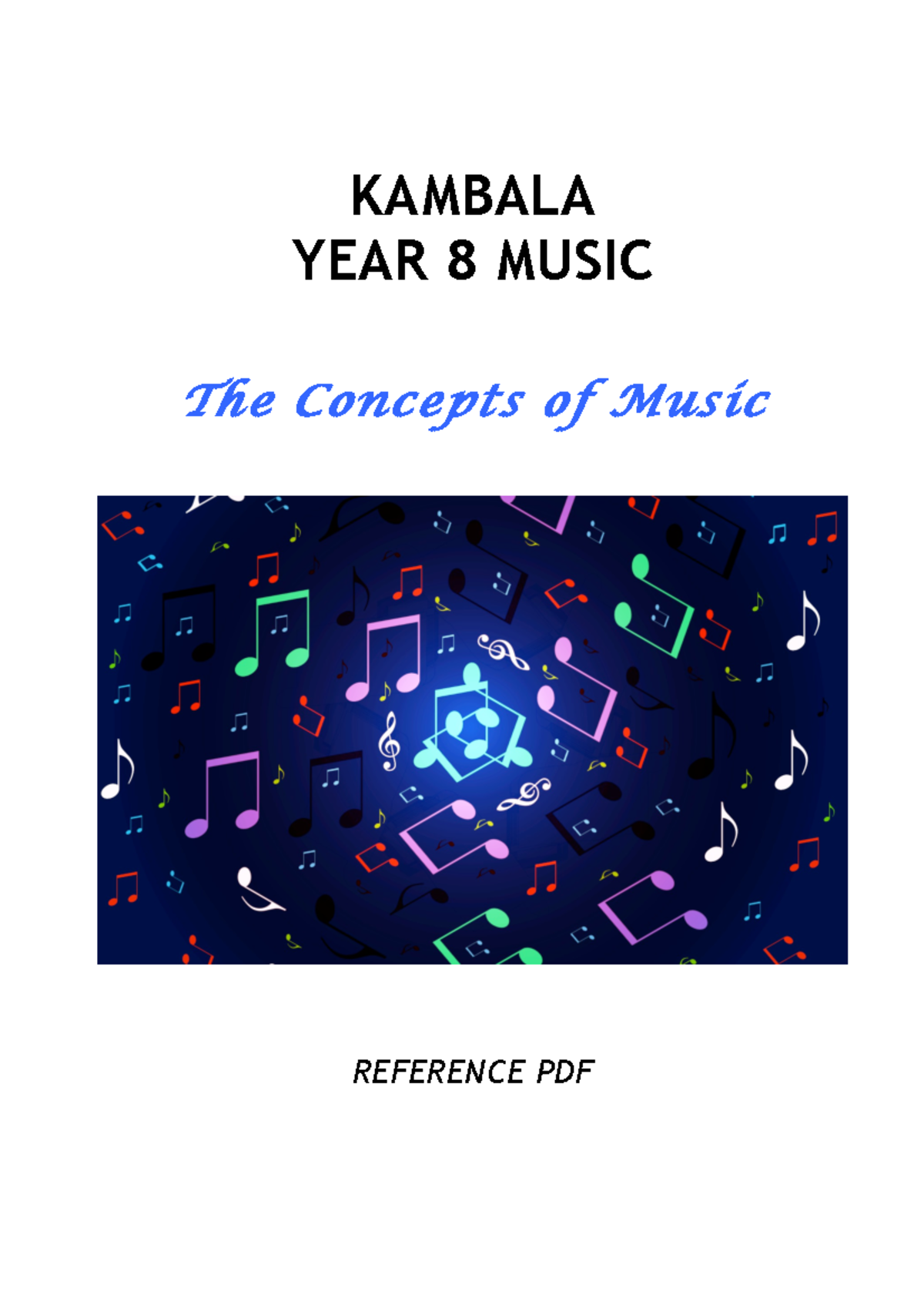 8 Concepts Online Textbook - KAMBALA YEAR 8 MUSIC The Concepts of Music ...