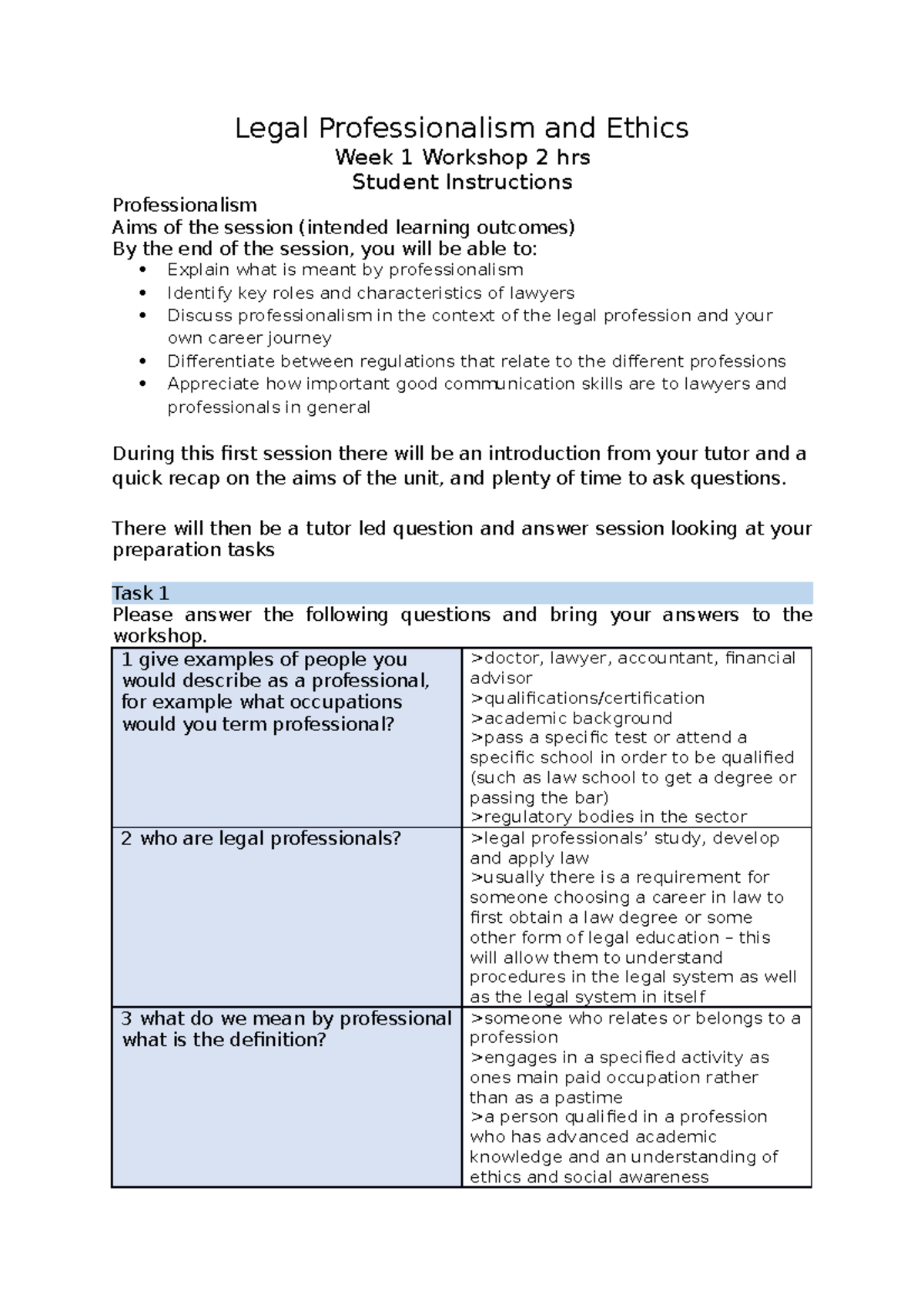 LPE 1.3 tasks workshop one - 5R5Z8005 - MMU - Studocu