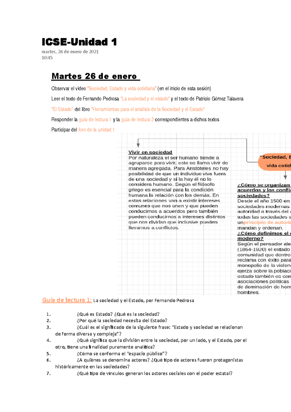 ICSE - Apuntes - ICSE-Unidad 1 Martes, 26 De Enero De 2021 10: Martes ...