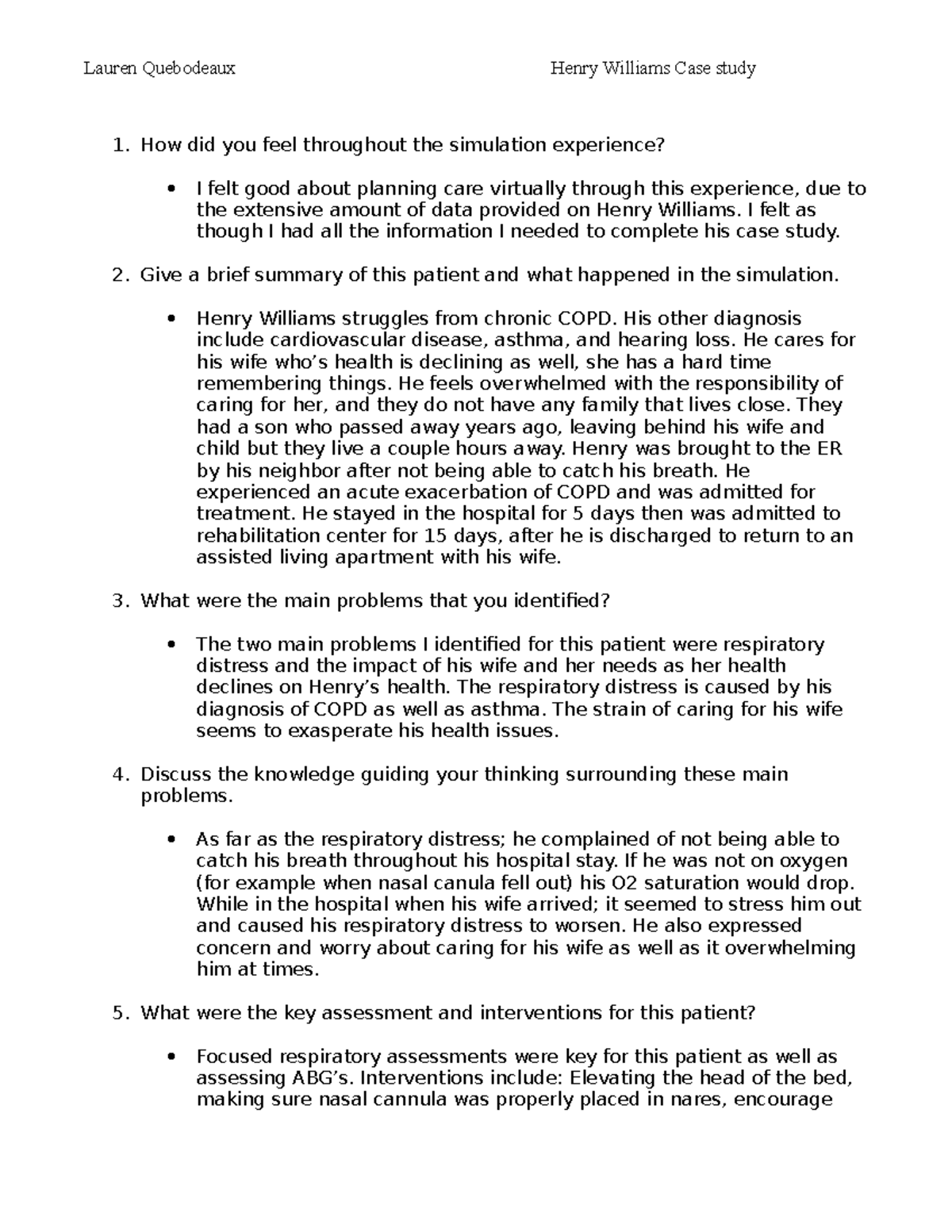 williams 2002 case study solution