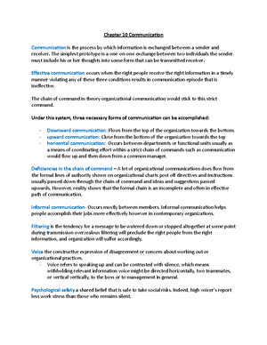 Chapter 14 Understanding Individual Behavior - HROB 2090 - U Of G - Studocu