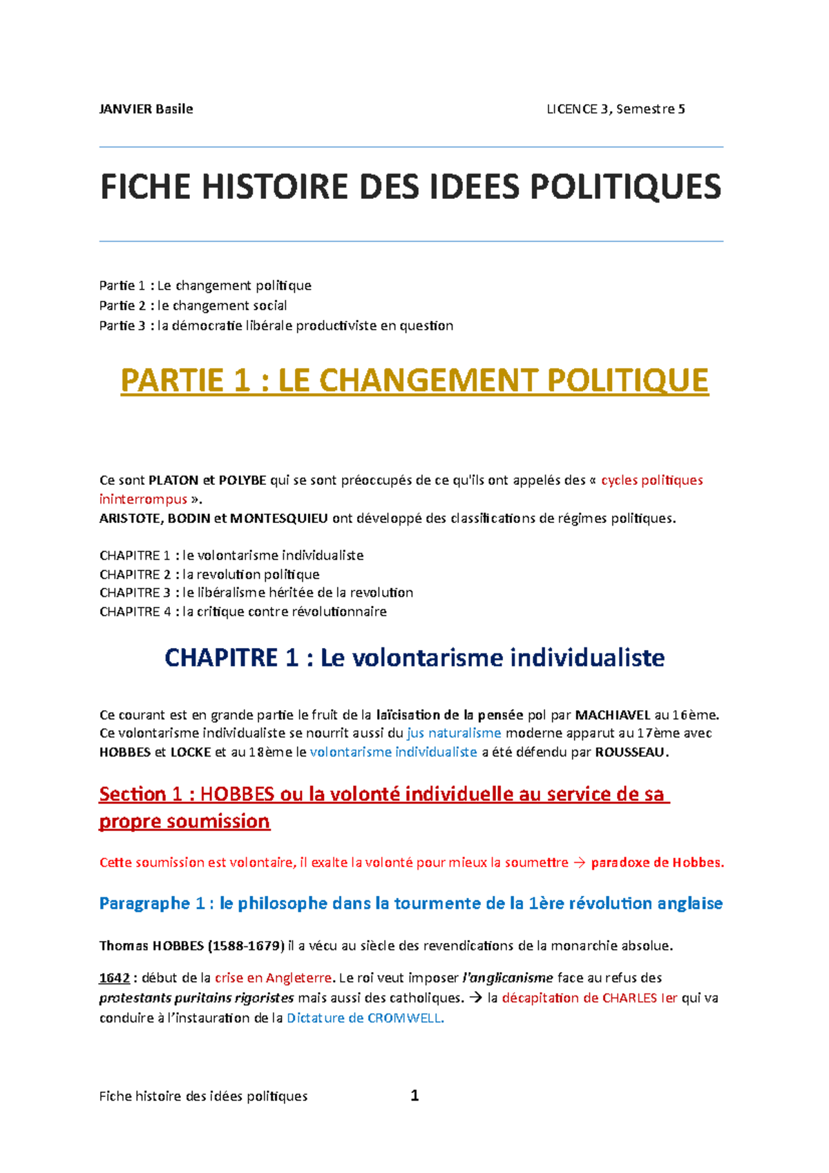 Revue française d'histoire des idées politiques - 1 (1