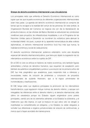 Derecho economico iiii