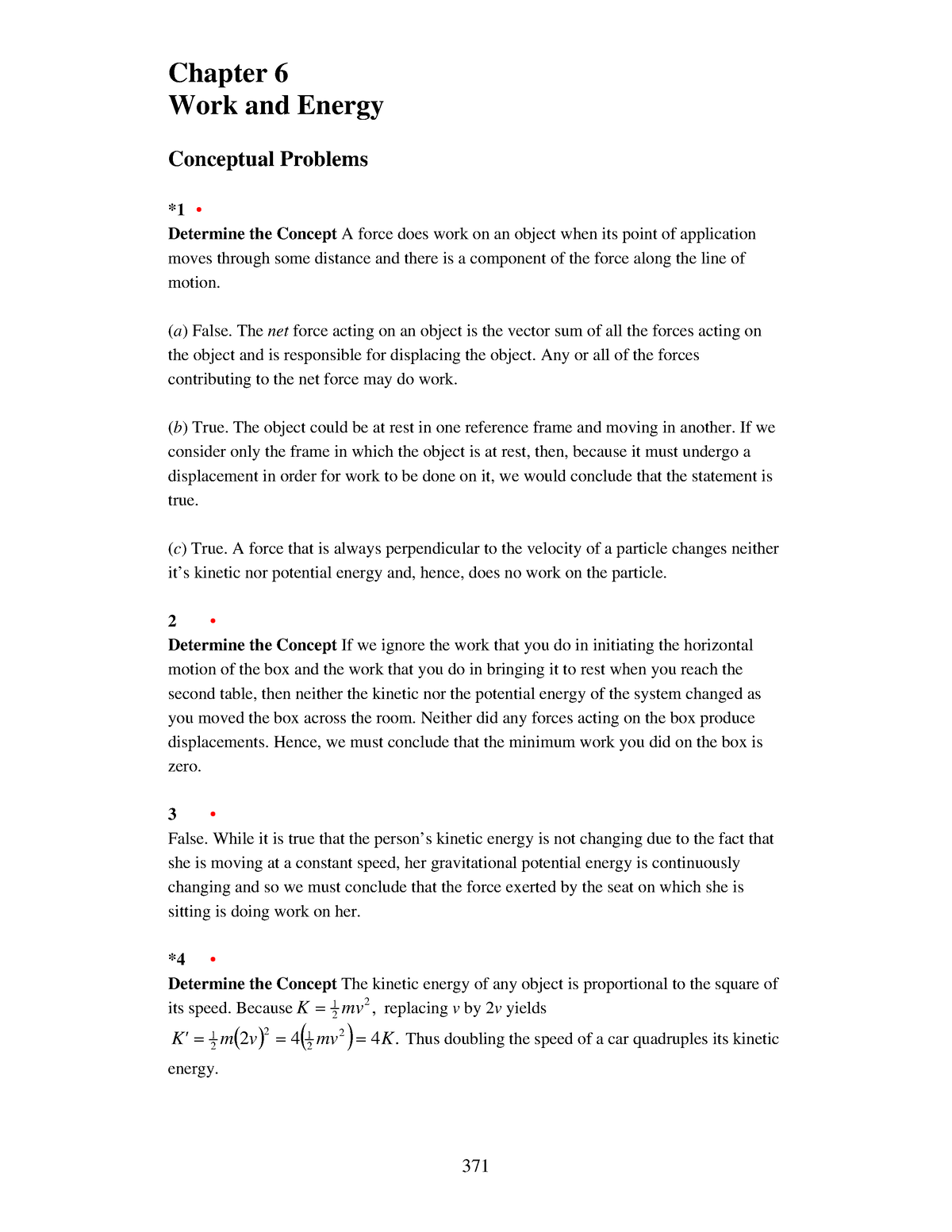 Ism Chapter 06 - Solution Manual Physics - 371 Chapter 6 Work And ...