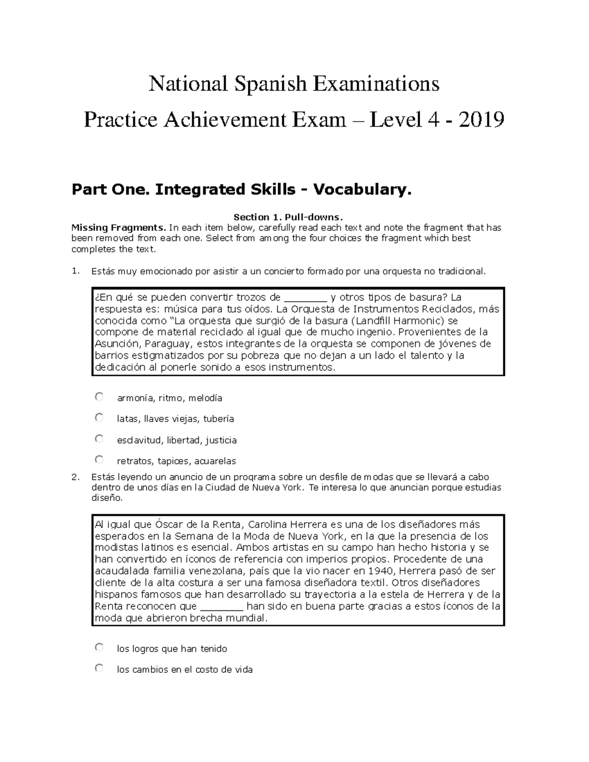 2019-national-spanish-examinations-achievement-level-4-national