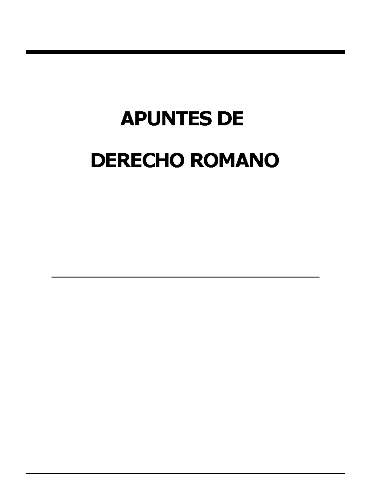 Apuntes Derecho Romano 5b1 5d - APUNTES DE DERECHO ROMANO UNIDAD 1 ...