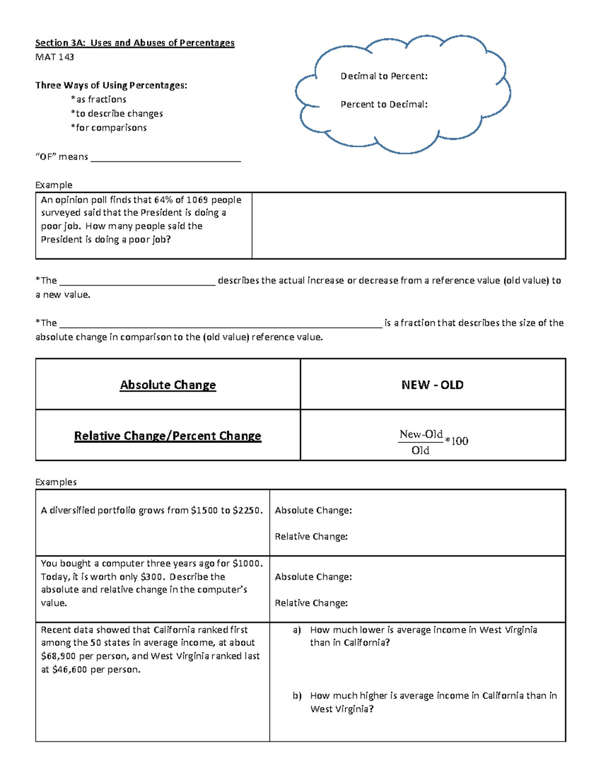 Note Guide for 3A - Anatomy - Section 3A: Uses and Abuses of ...