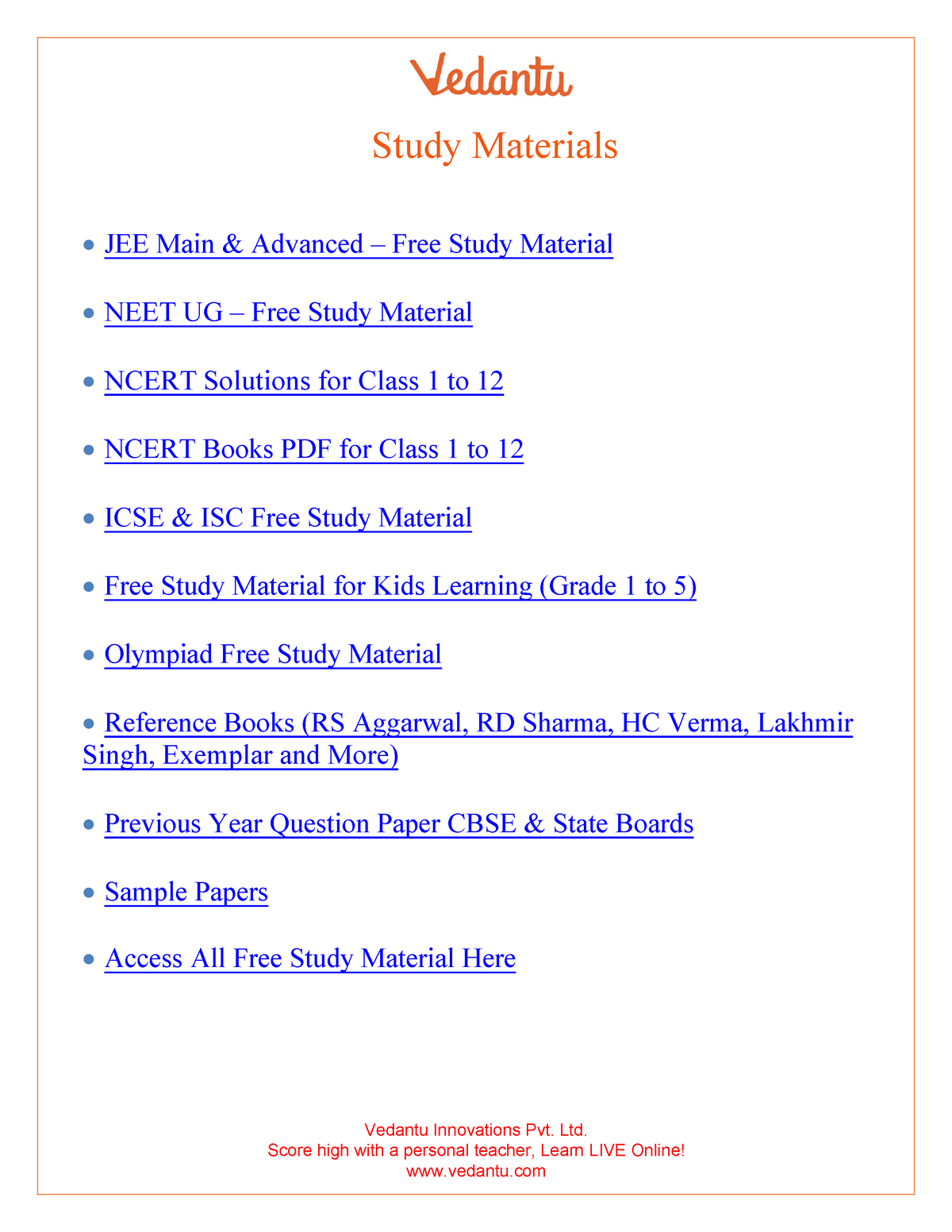 Controlling - Short Note - Study Materials • JEE Main & Advanced – Free ...