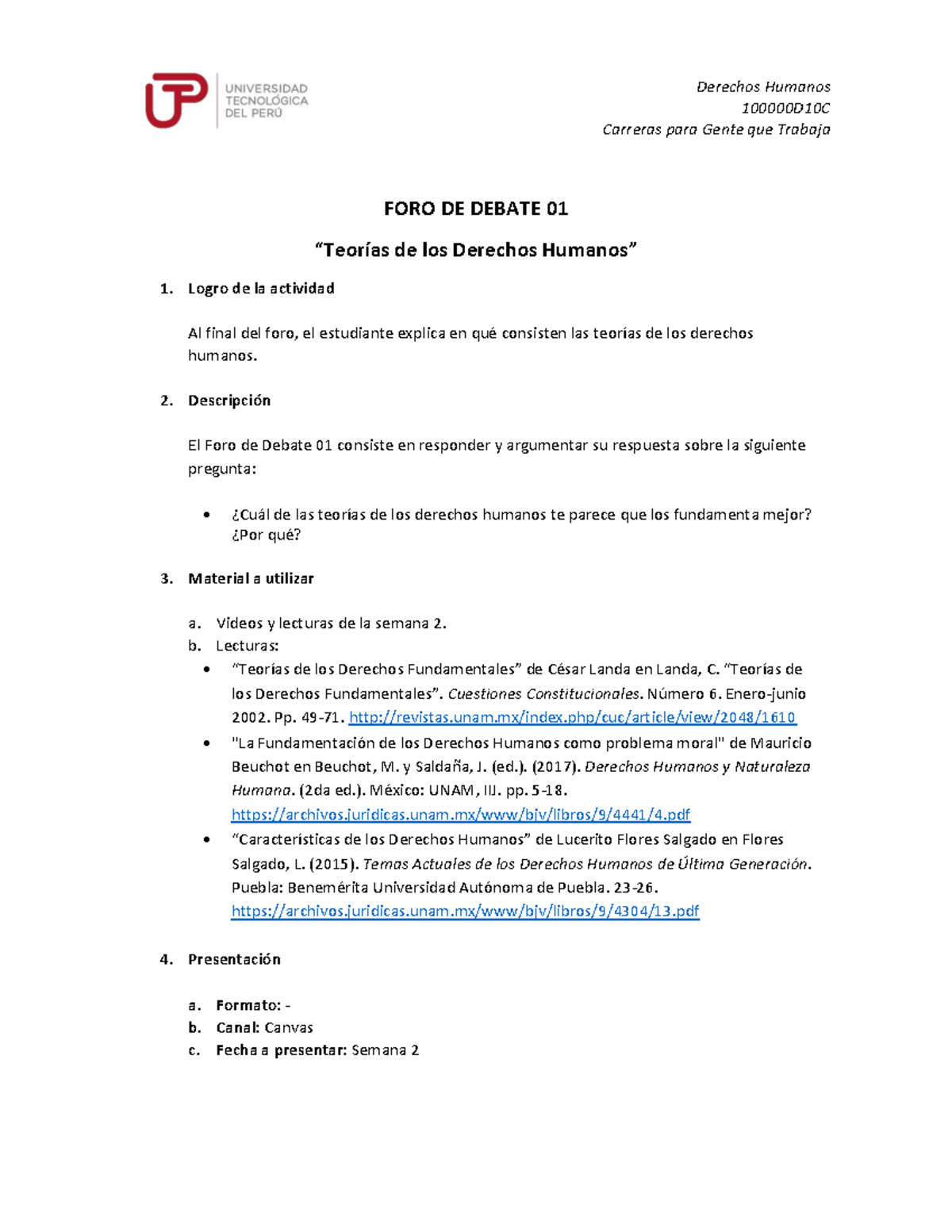 U1 S2 FORO DE Debate 01 - Base para ingles, donde puedes estudiar de ...