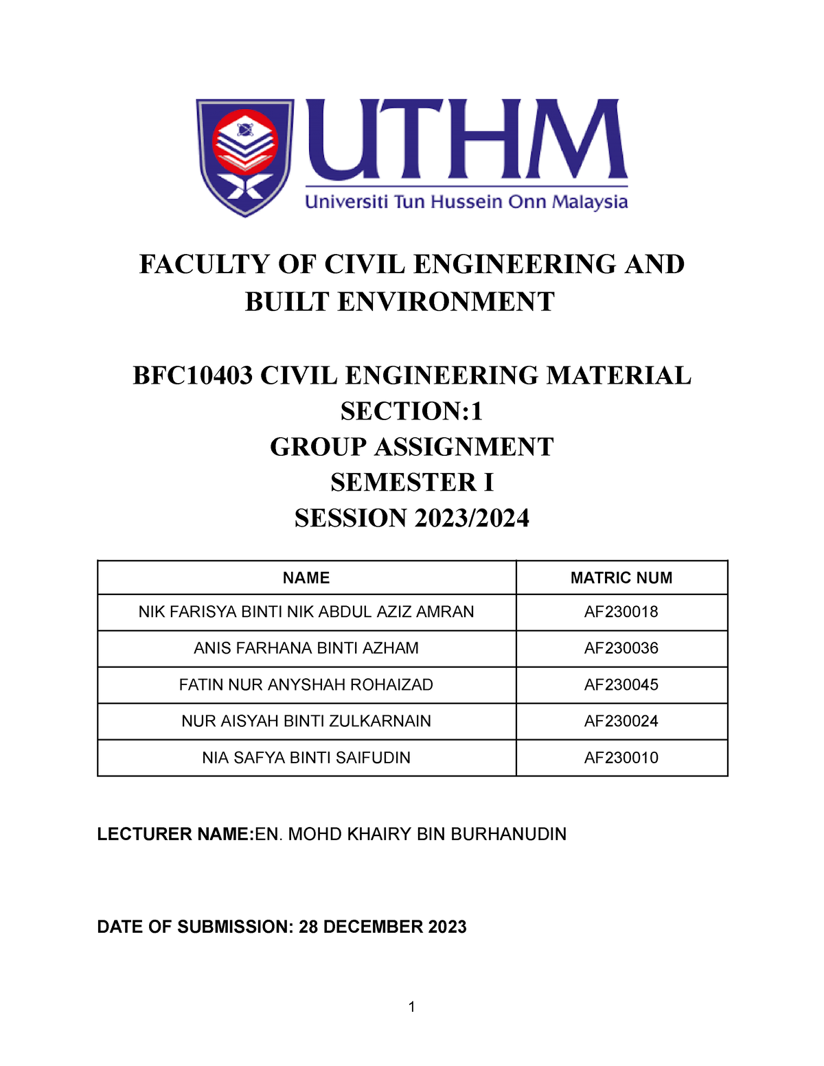 room assignment may 2022 civil engineering