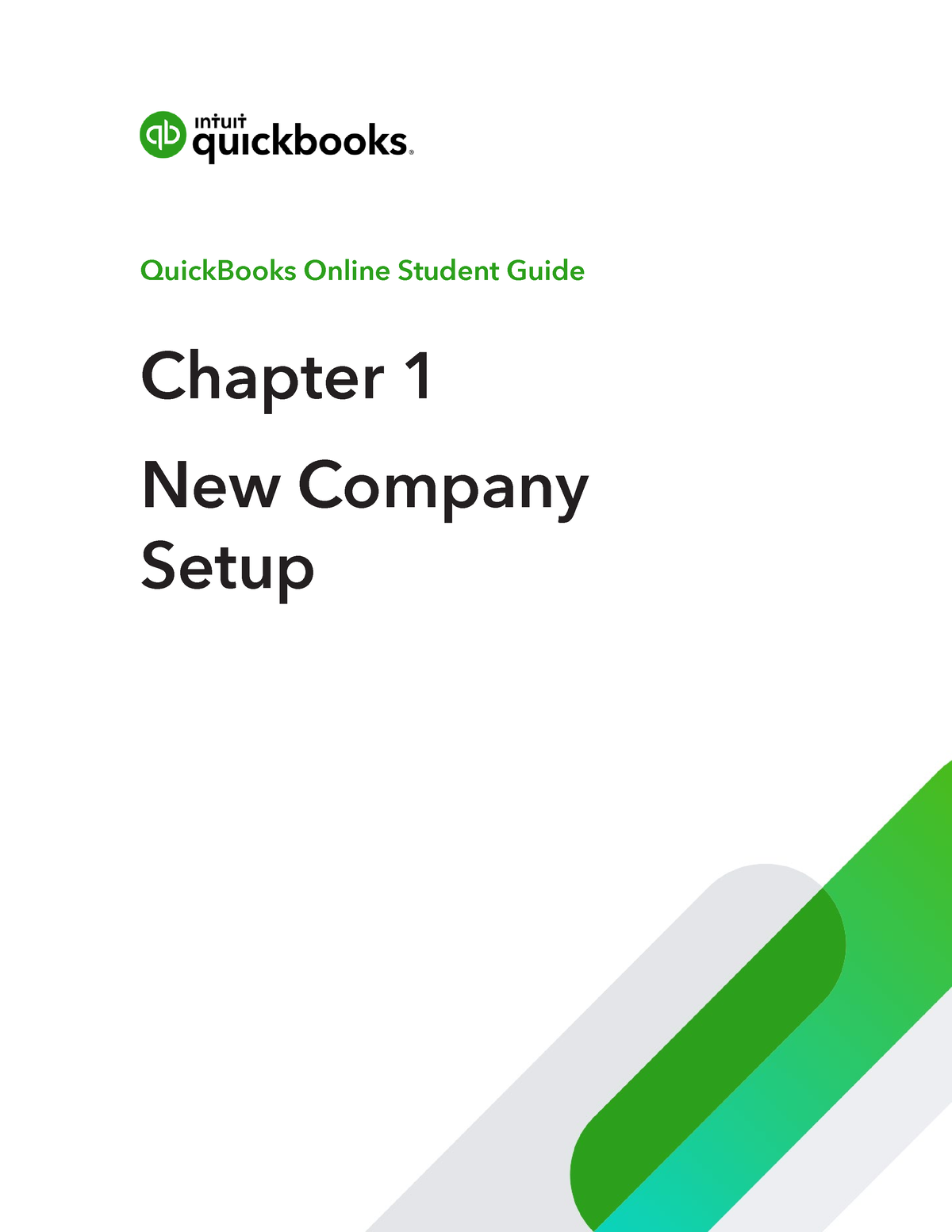 Qboqboqboqboqbo - QuickBooks Online Student Guide Chapter 1 New Company ...