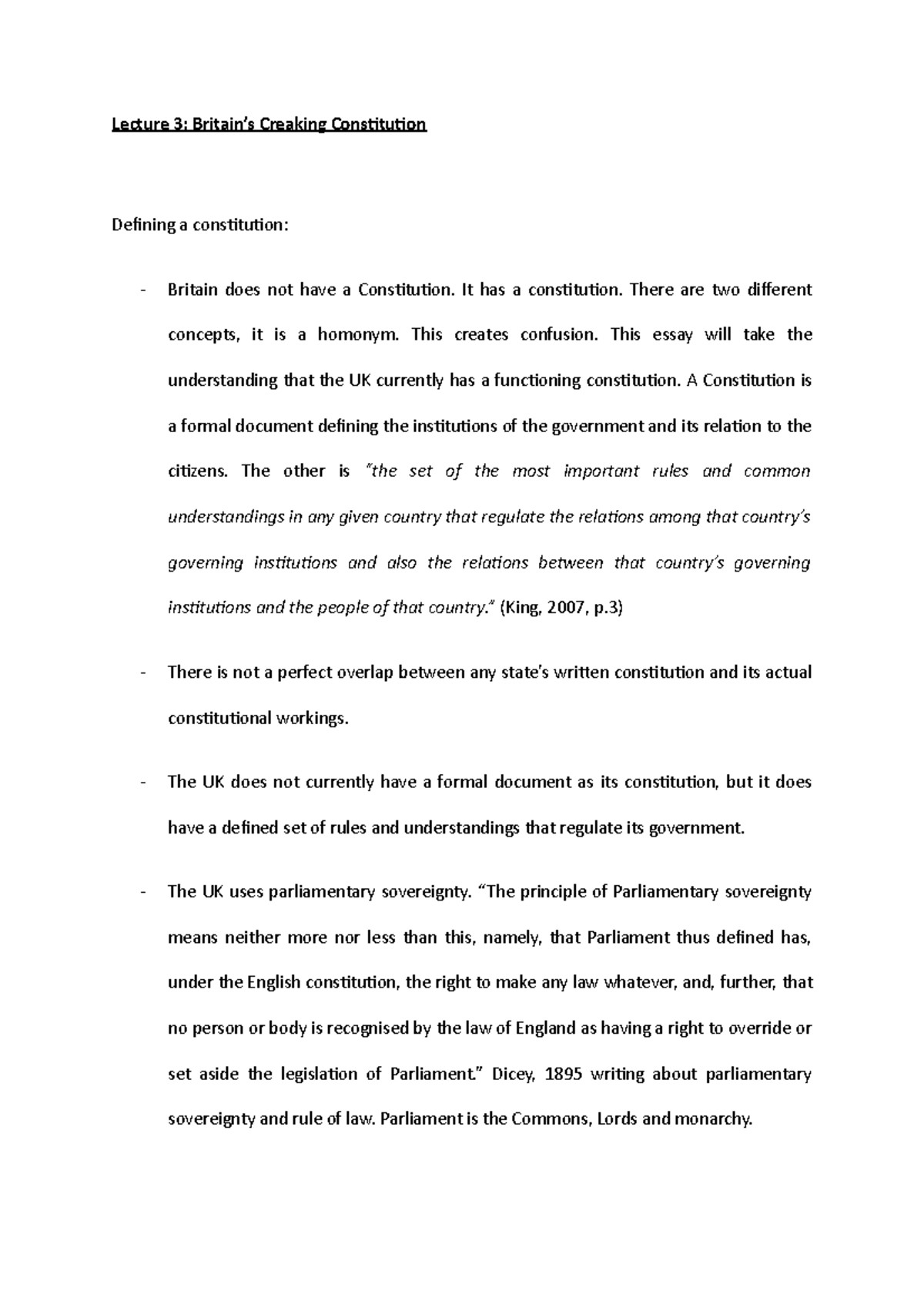 Is it time for Britain to have a new constitution detailed plan