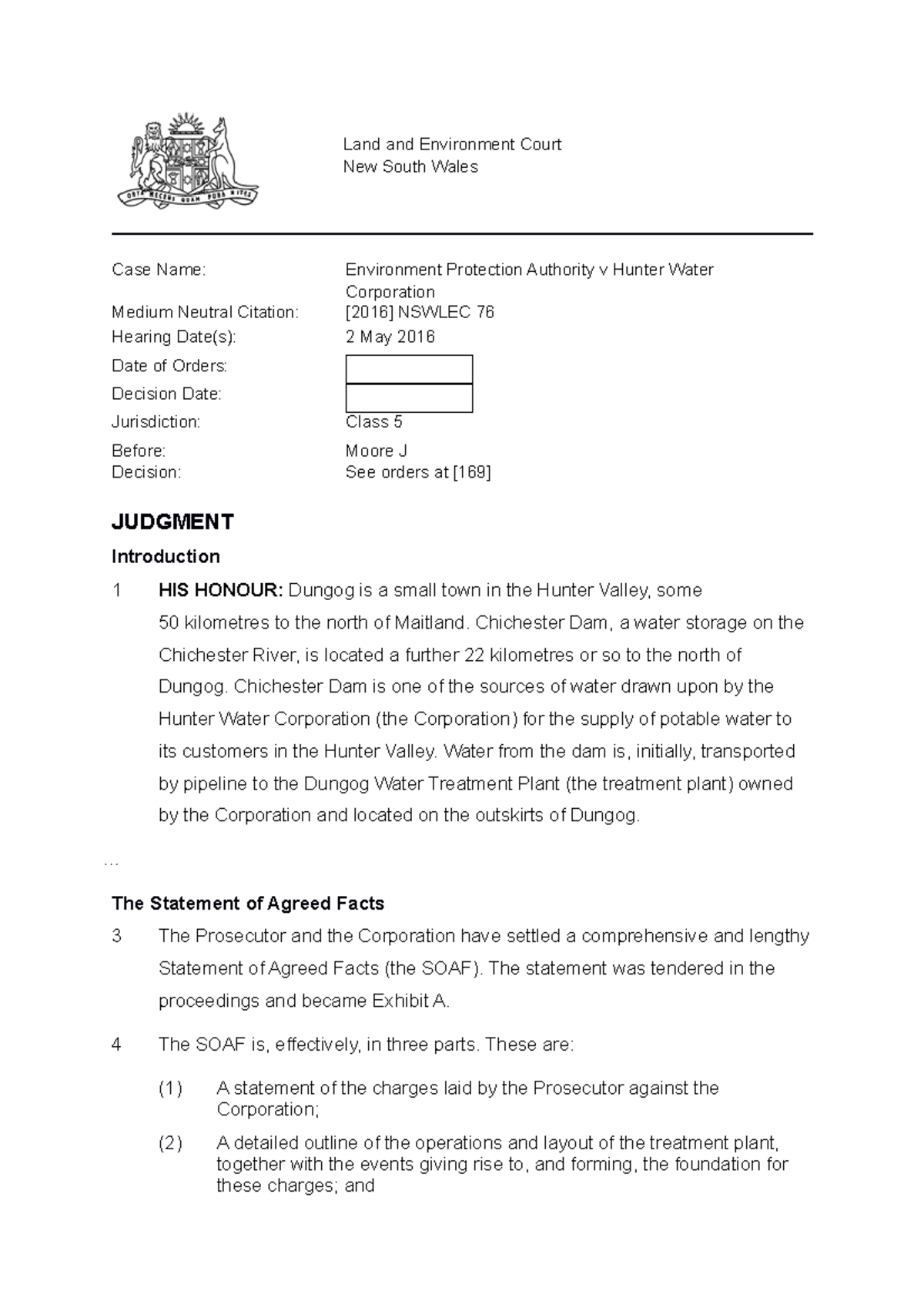 JURD7122 21T3 Midterm assignment material Environment Protection