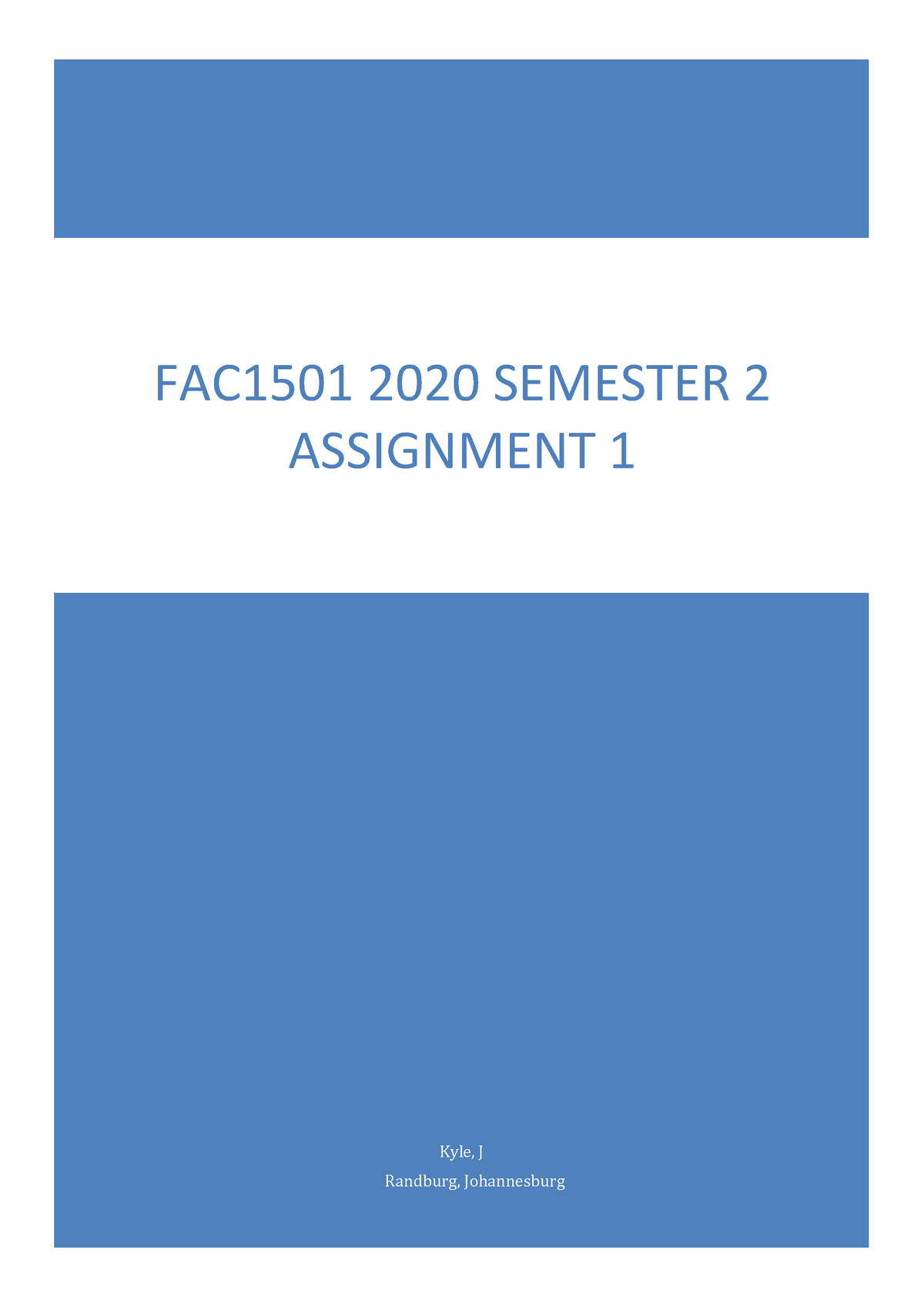 fac1501 assignment 5 answers 2021