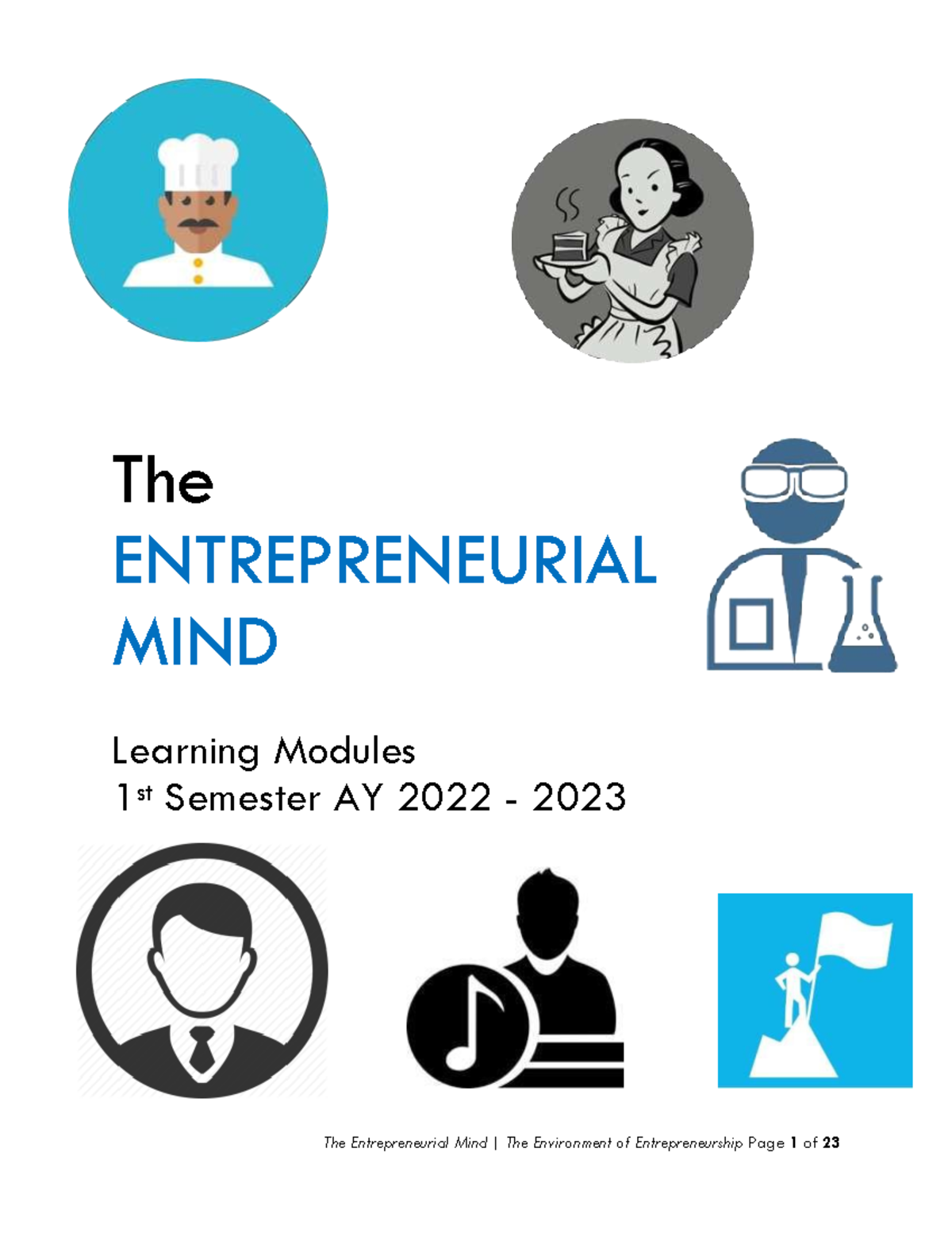 Module 1 The Environment of Entrepreneurship - The ENTREPRENEURIAL MIND ...