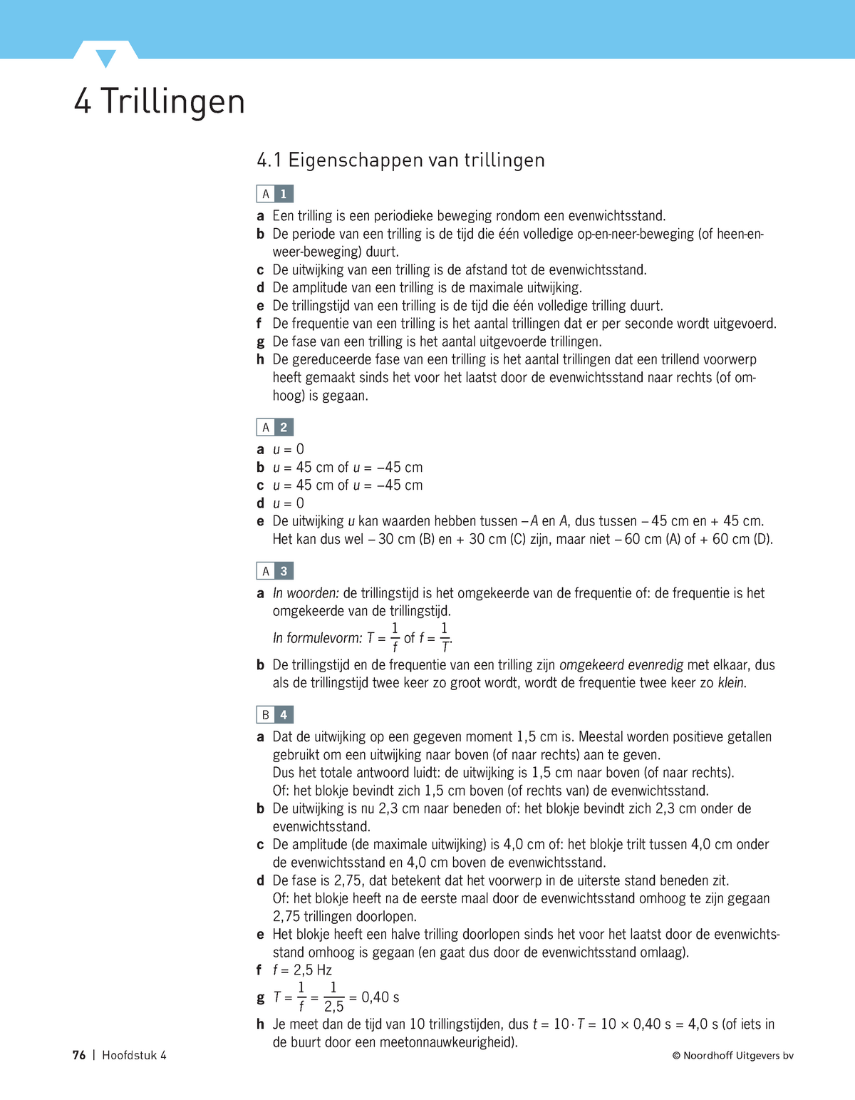 Overal Natuurkunde 4v H04 Uitwerkingen - PHY 201 - Studocu