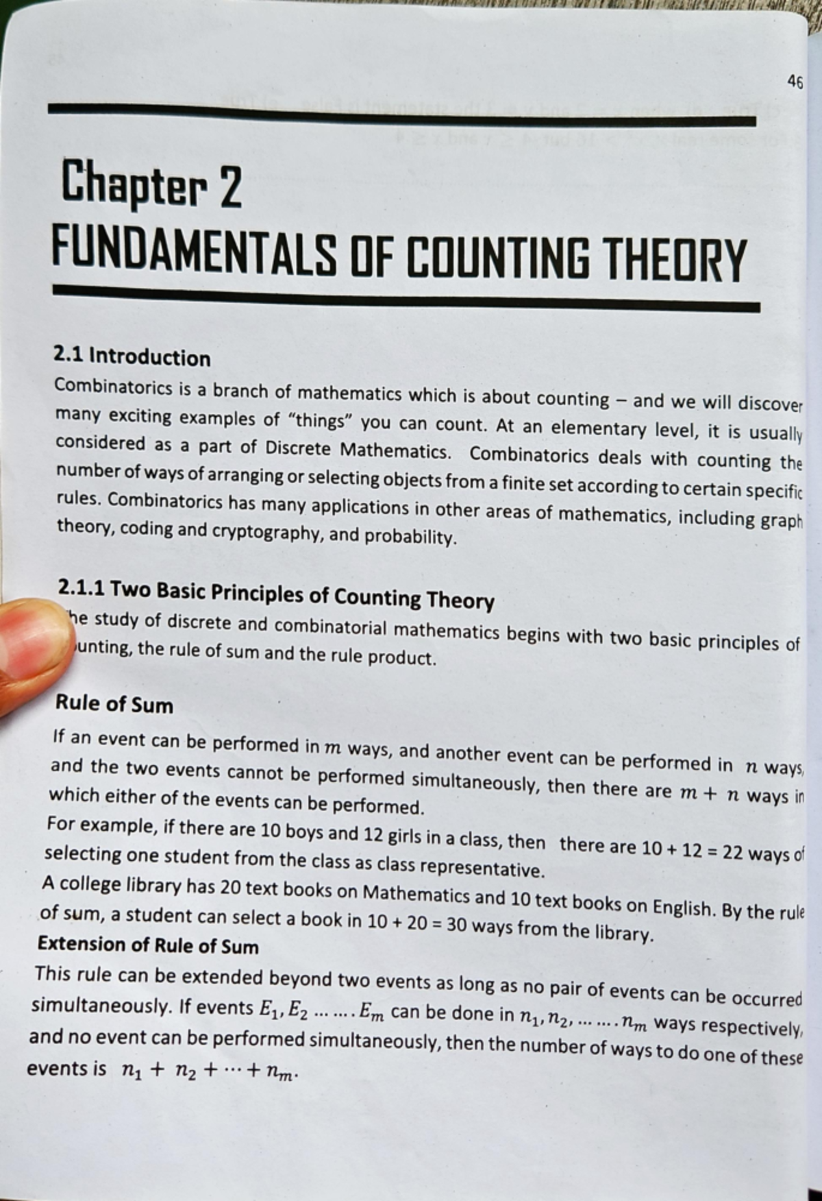 Fundamentals of Counting Theory - 46 Chapter 2 FUNDAMENTALS OF COUNTING ...