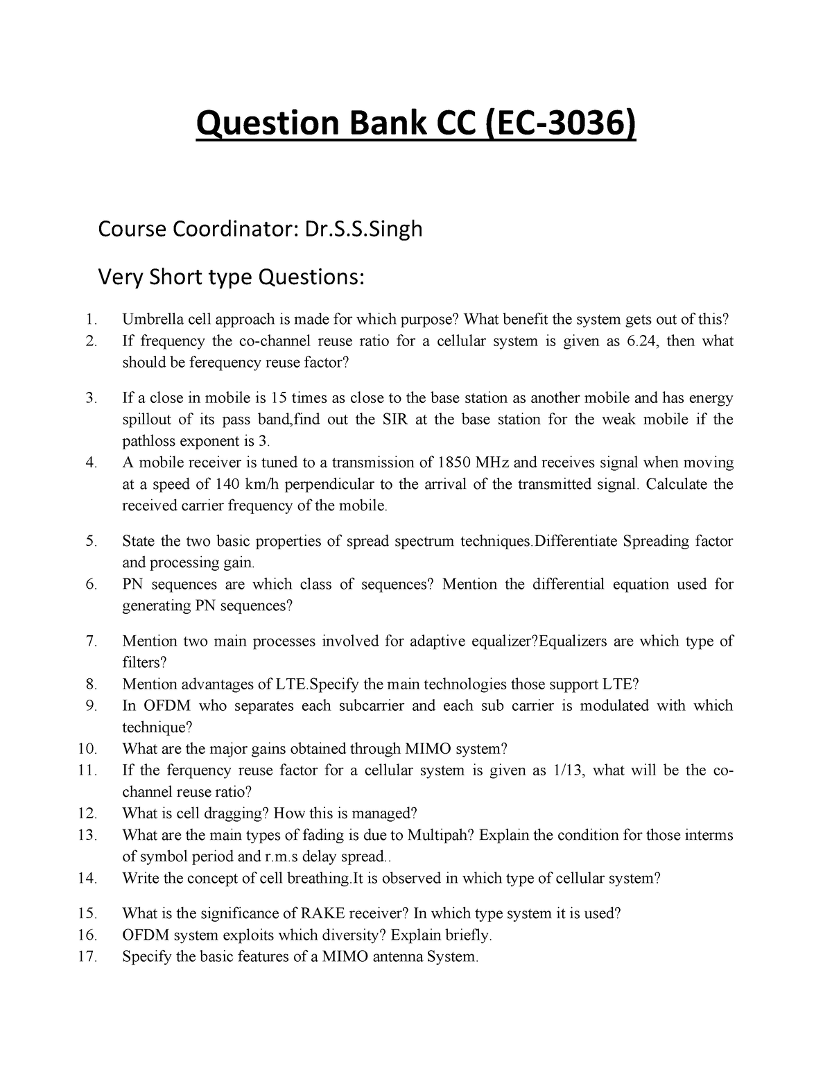 essay question bank