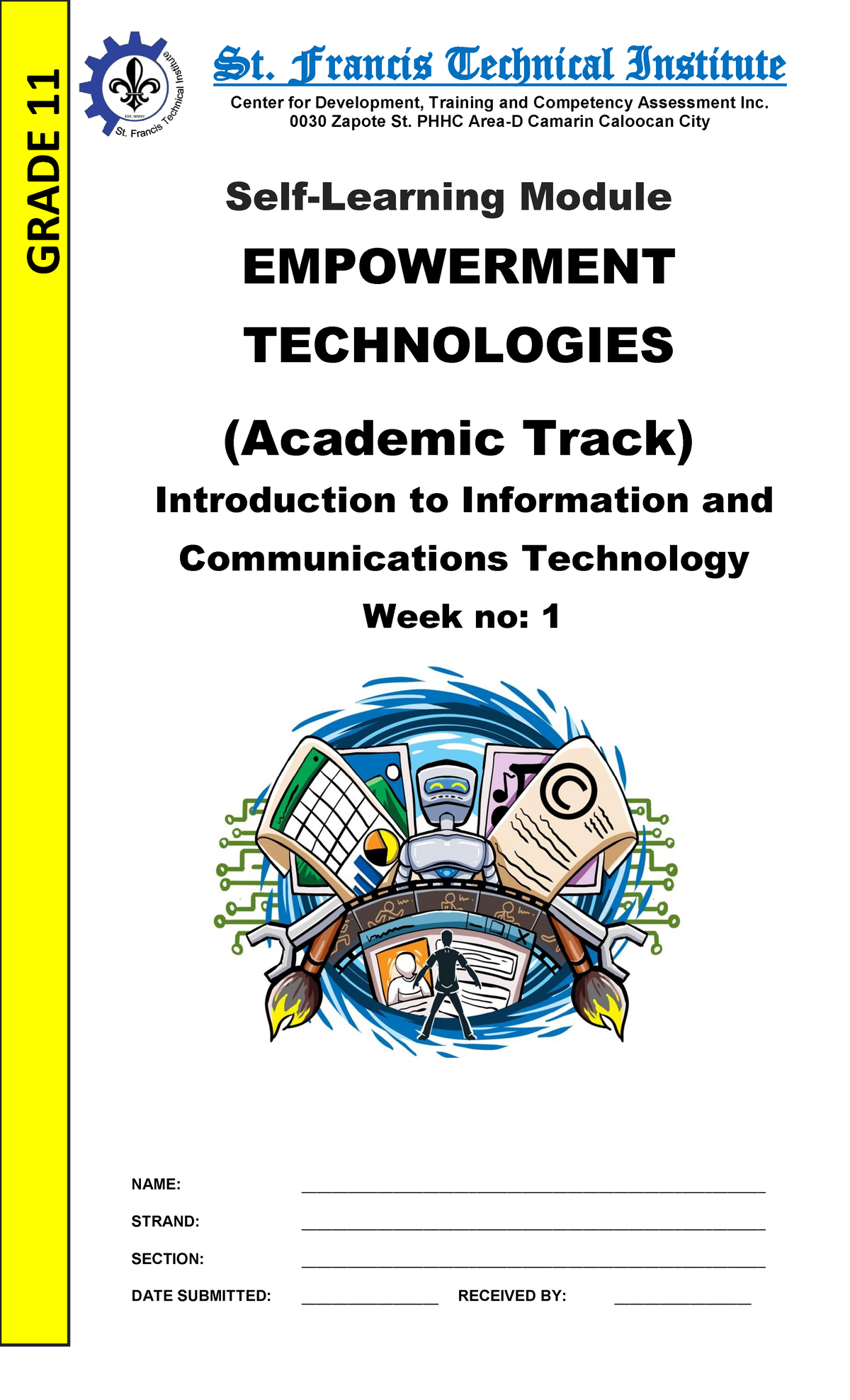 WEEK 1 Empowerment Technologies Academic Track - NAME: - Studocu