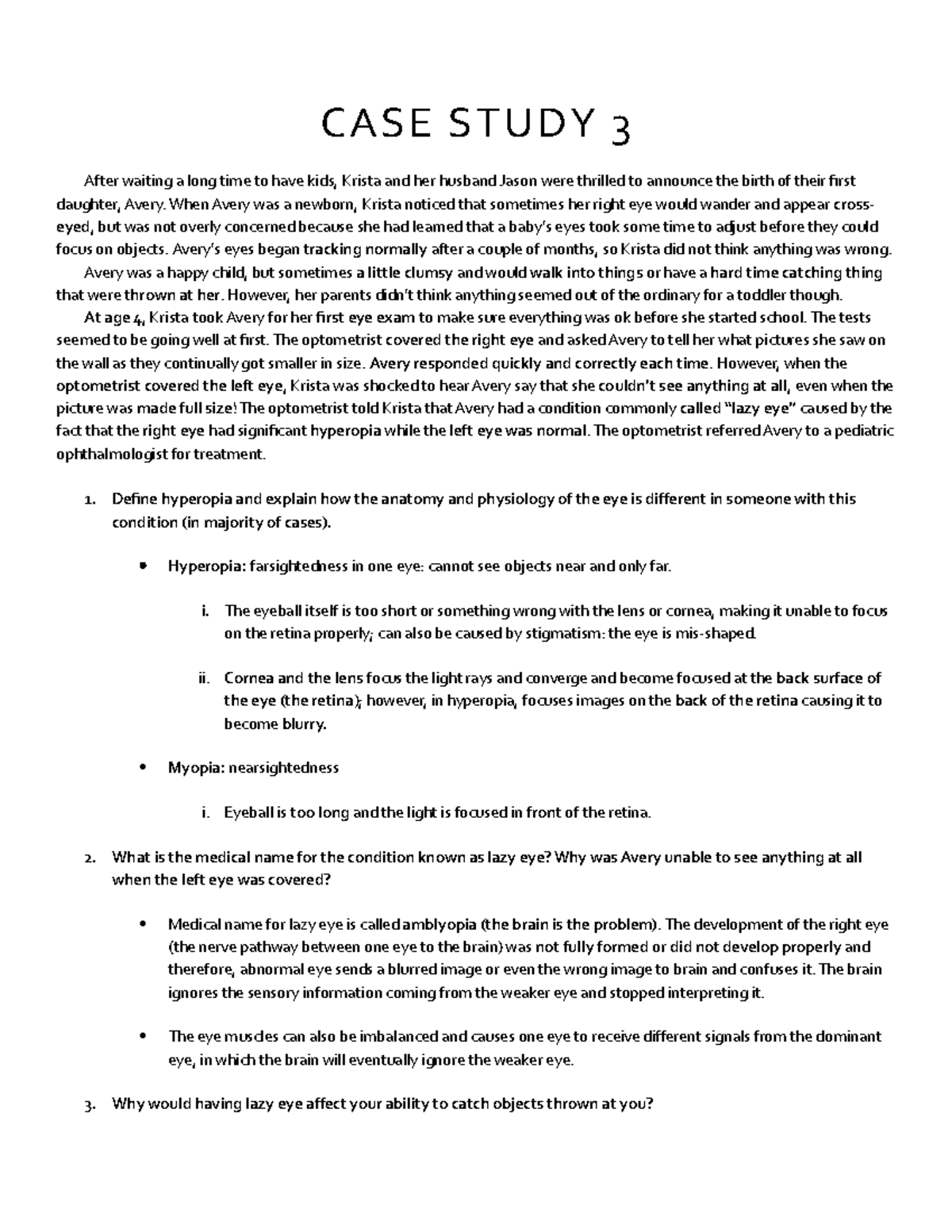 Case Study 3 Case Studies from the 20192020 year. CASE STUDY 3
