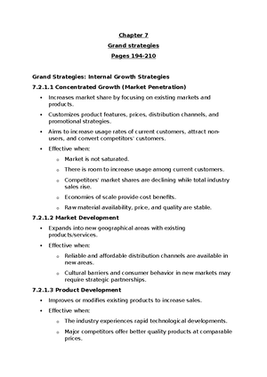 Chapter 5 - Chapter 5 Internal environment analysis Pages 133- Chapter ...