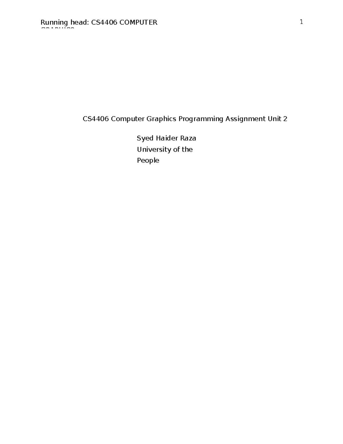 computer graphics assignment pdf