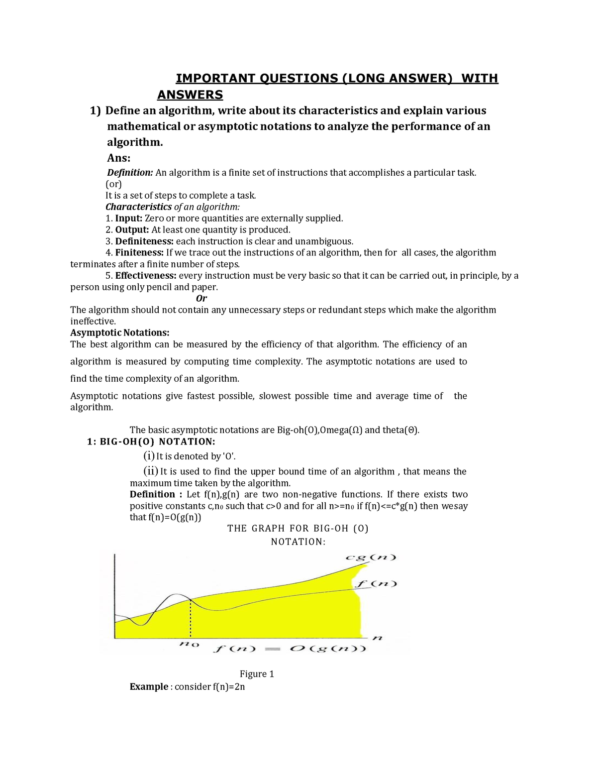 DAA-UNIT IMP QS WITH Answers - IMPORTANT QUESTIONS (LONG ANSWER) WITH ...