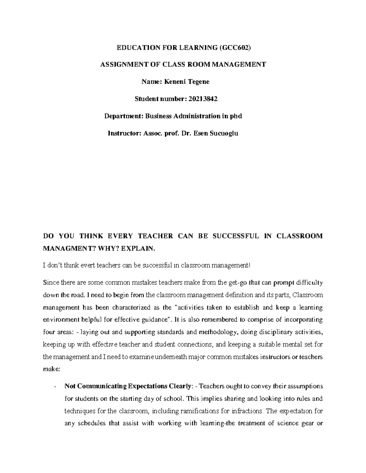 Class Room Management Assignment Education For Learning Gcc602 Assignment Of Class Room Class Room Management Assignment Education For Learning Gcc602 Assignment Of Class Room