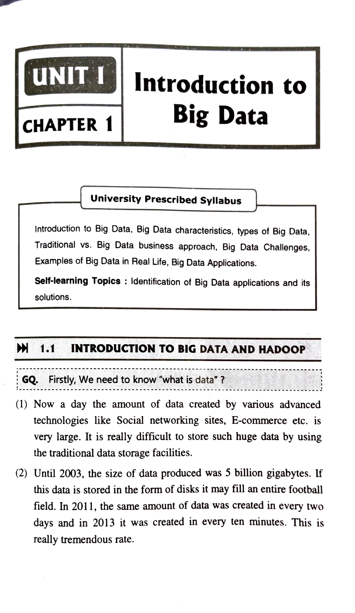 BDA - Module 1,2,3 - MU SEM 7 - Bachelor Of Engineering In Information ...