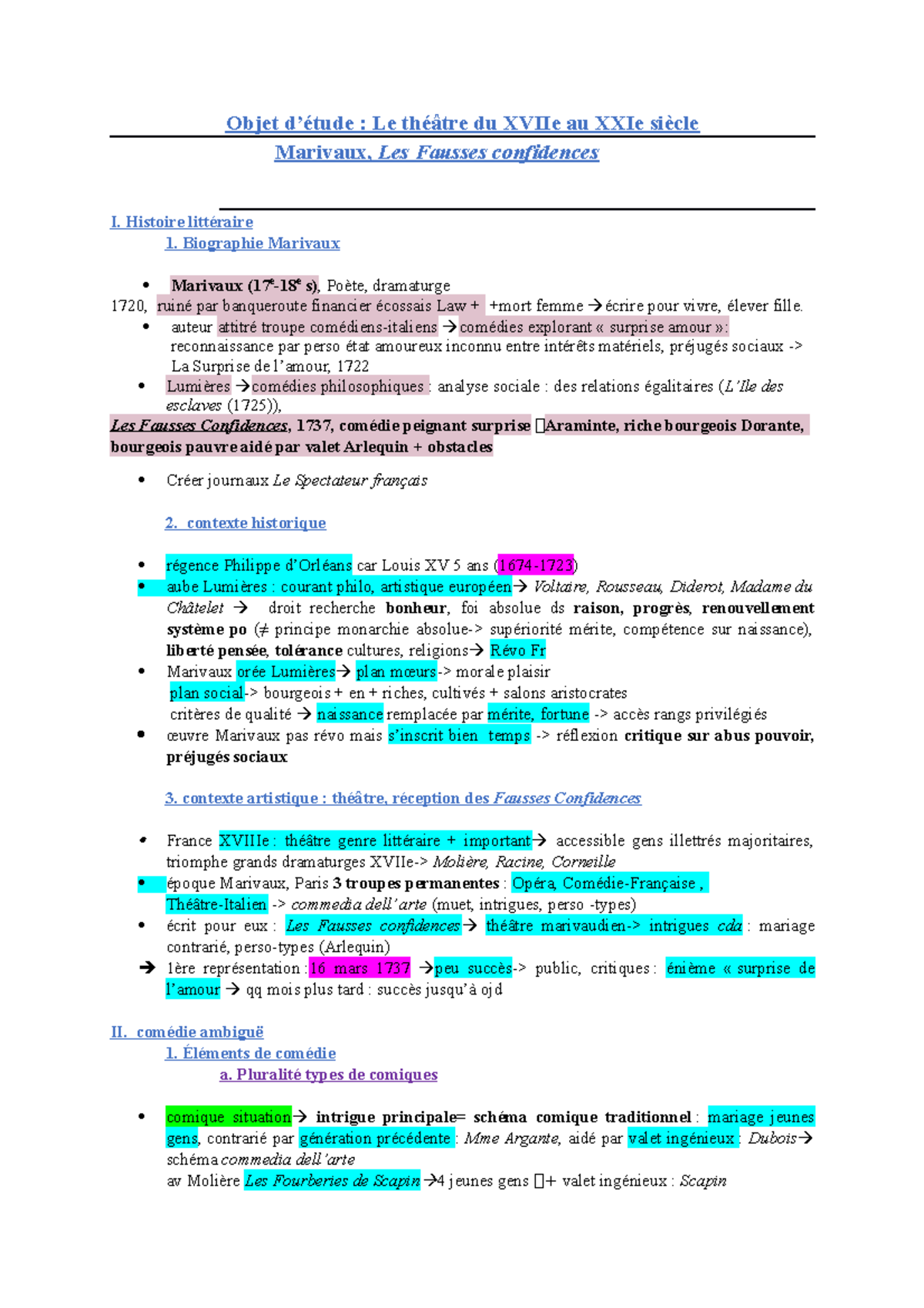 LFCcours 1 pdf2 fiches de bac pour les oraux ou écrits du bac de